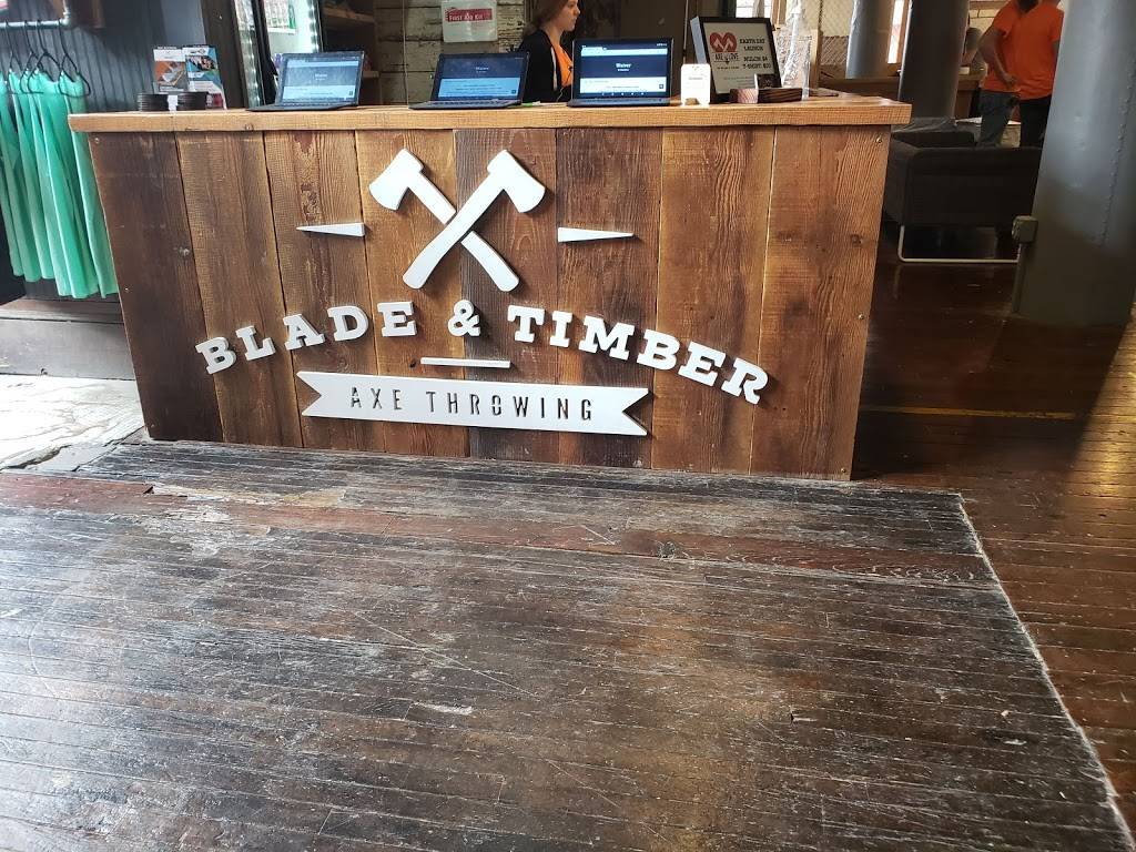 Blade & Timber Axe Throwing - KC | Power & Light | restaurant | 1303 Baltimore Ave, Kansas City, MO 64105, USA | 8163438489 OR +1 816-343-8489