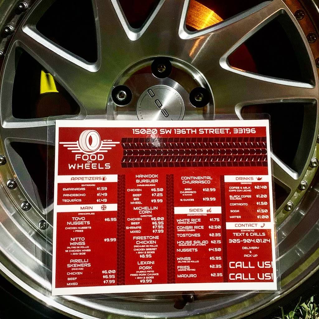 Food on wheels | restaurant | 15020 SW 136th St, Miami, FL 33196, USA | 3059040124 OR +1 305-904-0124