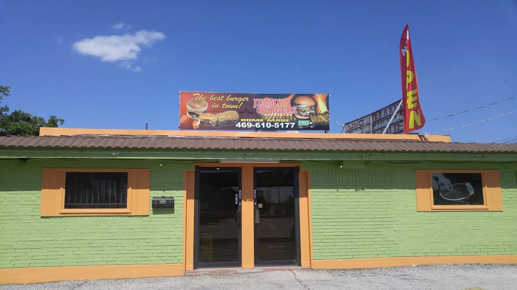 Jimmys Burgers | restaurant | 713 E Jefferson St, Grand Prairie, TX 75051, USA | 4696105177 OR +1 469-610-5177