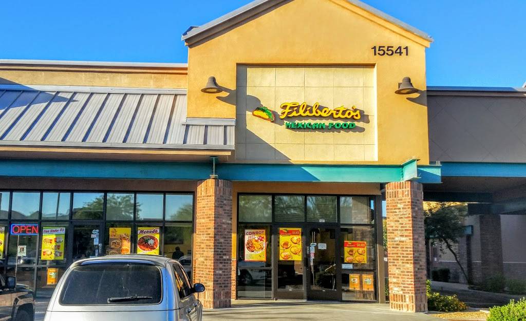 Filibertos Mexican Food | restaurant | 15541 W Roosevelt St Ste.107, Goodyear, AZ 85338, USA | 6233288088 OR +1 623-328-8088