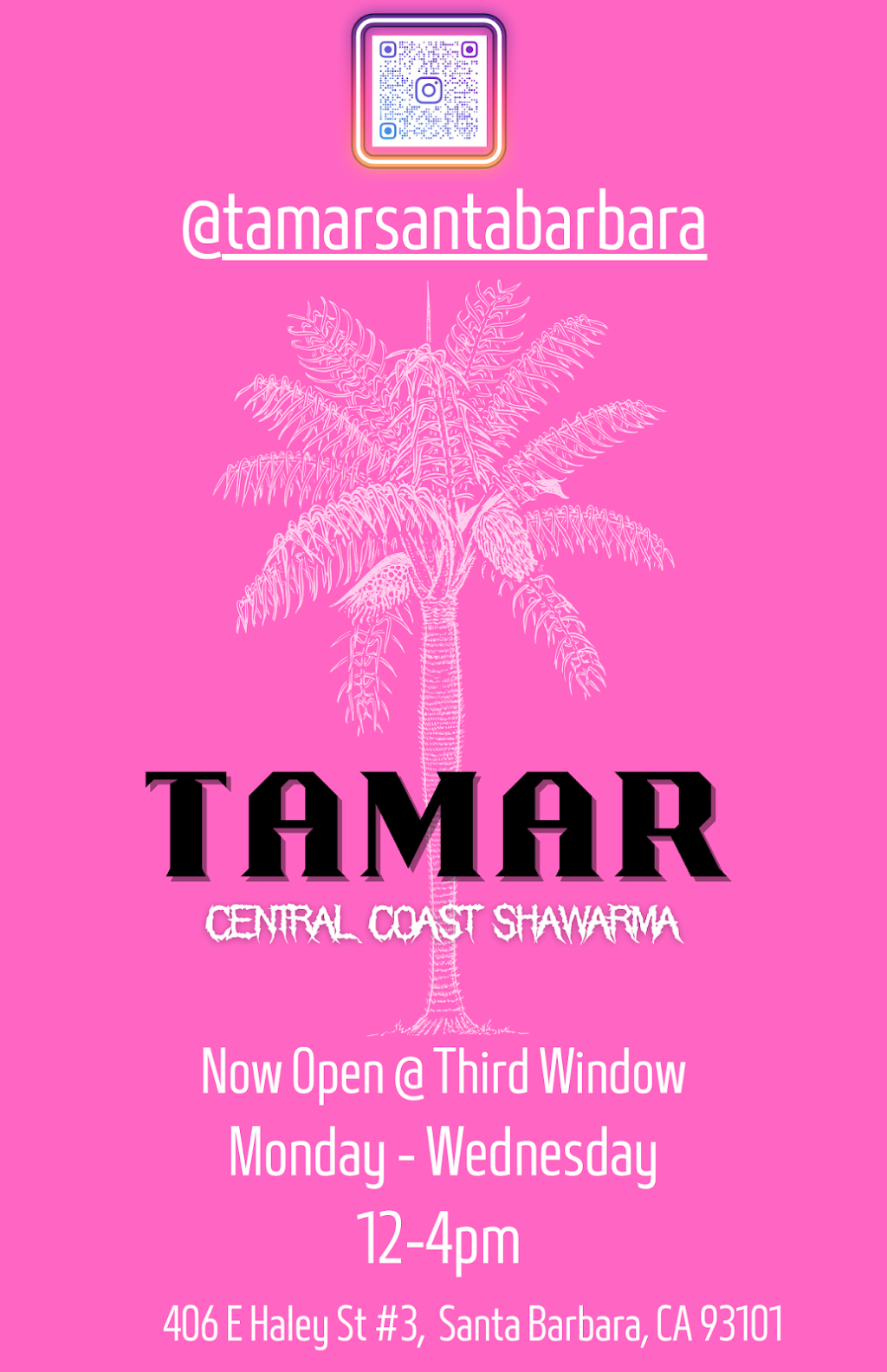 Tamar | restaurant | 406-414 E Haley St, Santa Barbara, CA 93101, USA | 8052423894 OR +1 805-242-3894