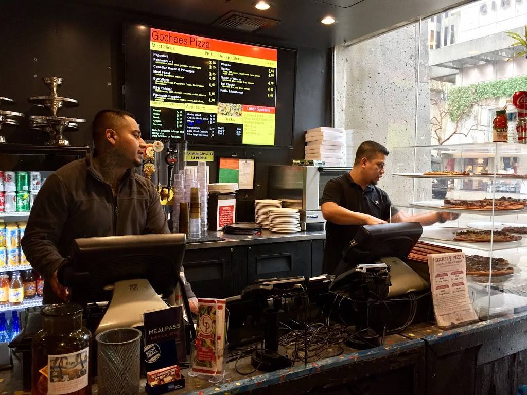 Gochees Pizza | meal delivery | 2 Embarcadero Center, San Francisco, CA 94111, USA | 4158349600 OR +1 415-834-9600