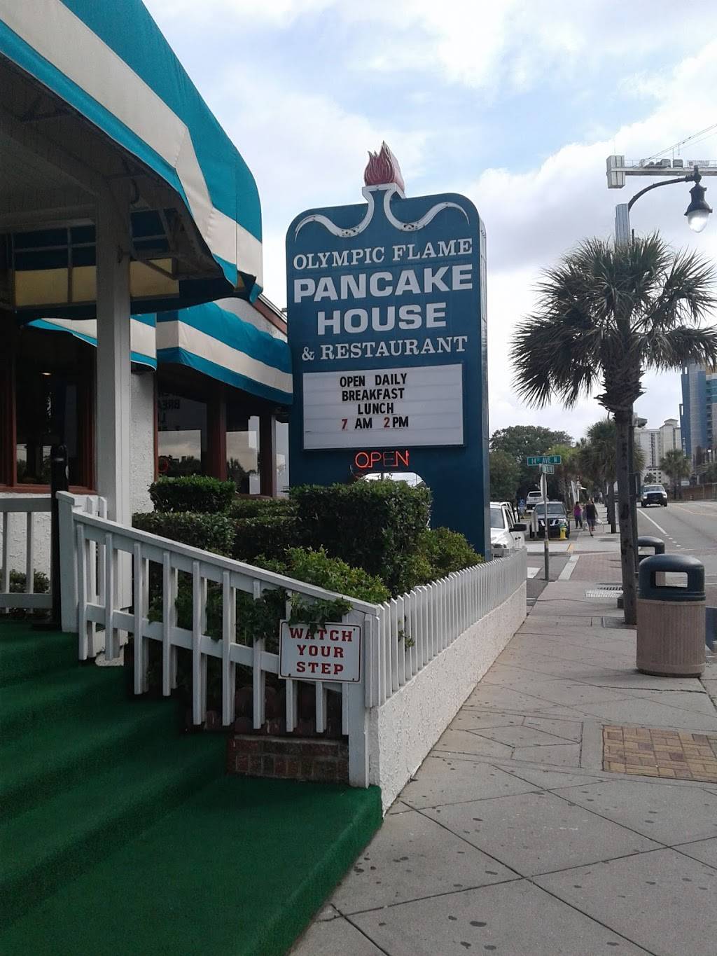 Olympic Flame Pancake House | cafe | 1309 Ocean Blvd, Myrtle Beach, SC 29577, USA | 8434482756 OR +1 843-448-2756