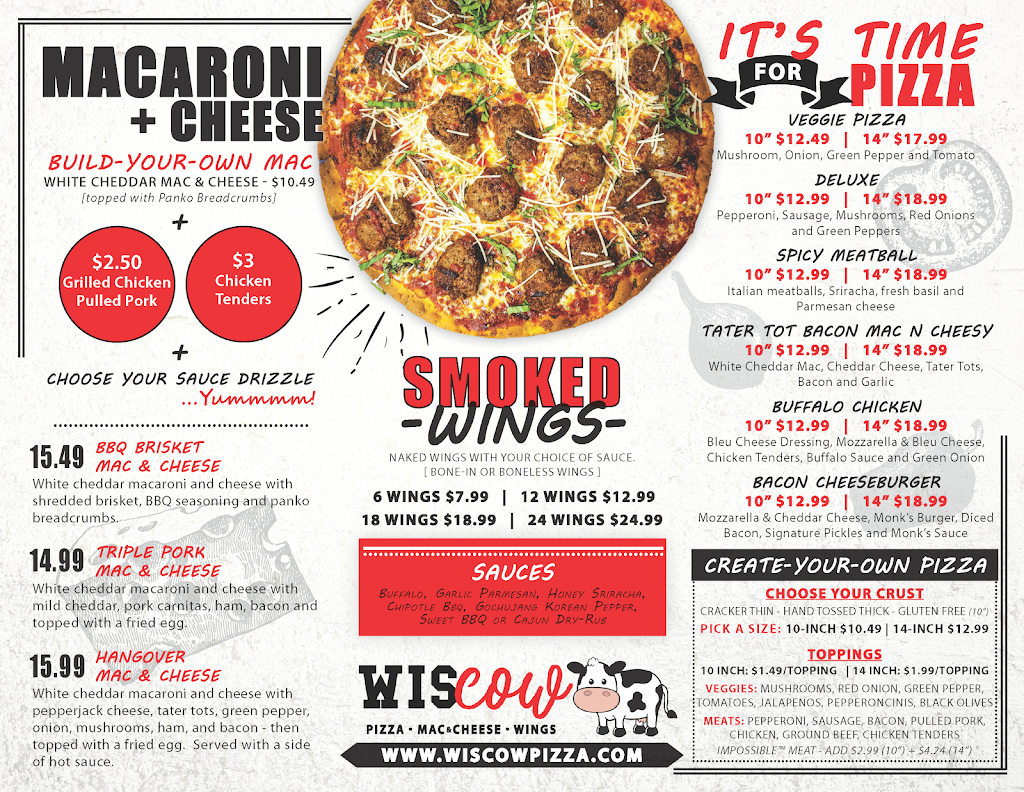Wiscow Pizza - Verona | meal delivery | 1050 N Edge Trail, Verona, WI 53593, USA | 6084971203 OR +1 608-497-1203