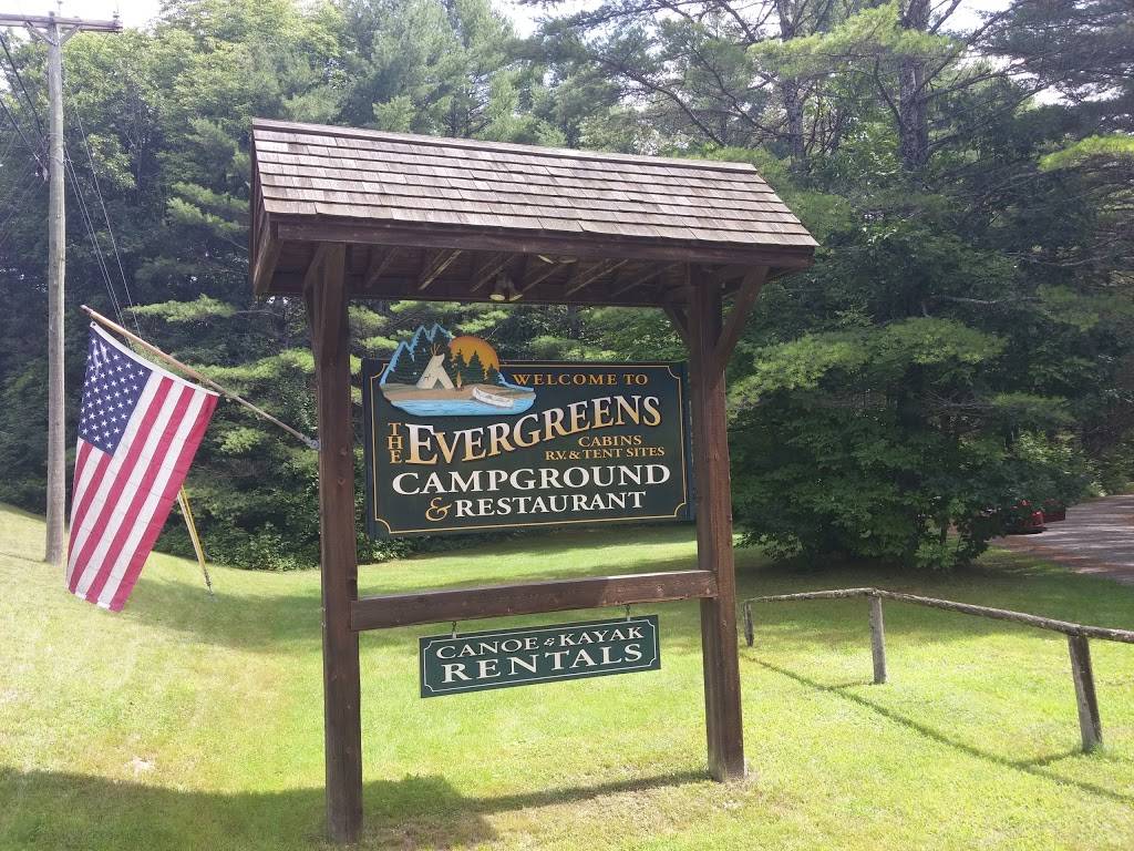 Evergreens Campground & Restaurant | restaurant | Route 201A, Solon, ME 04979, USA | 2076432324 OR +1 207-643-2324
