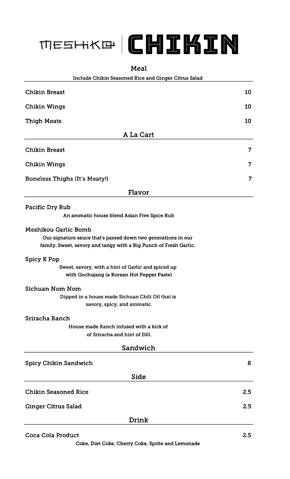 Meshikou Chikin | meal takeaway | 1504 Bethel Rd, Columbus, OH 43220, USA | 6149295539 OR +1 614-929-5539