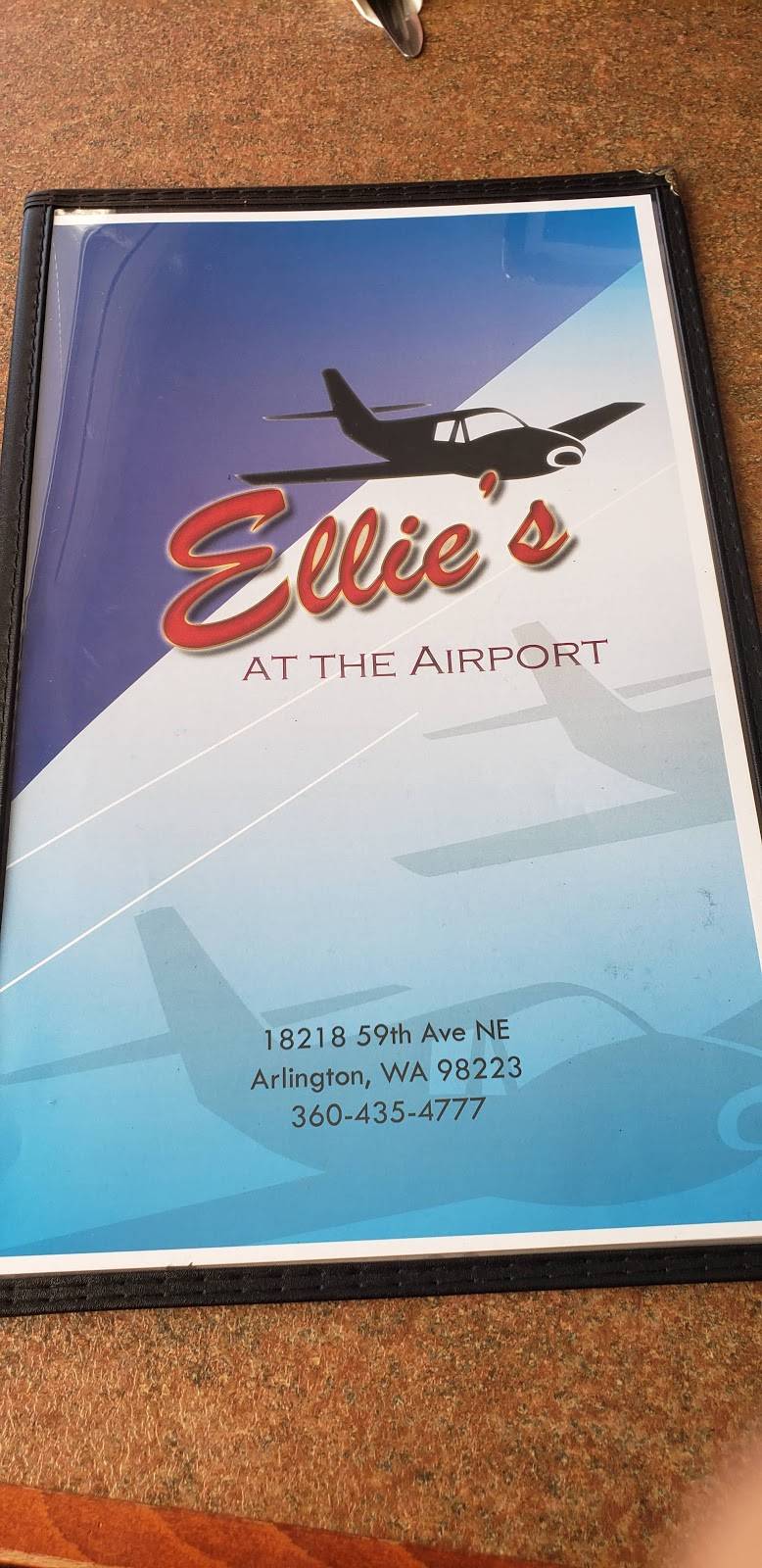Ellies At The Airport | restaurant | 18218 59th Ave NE, Arlington, WA 98223, USA | 3604354777 OR +1 360-435-4777