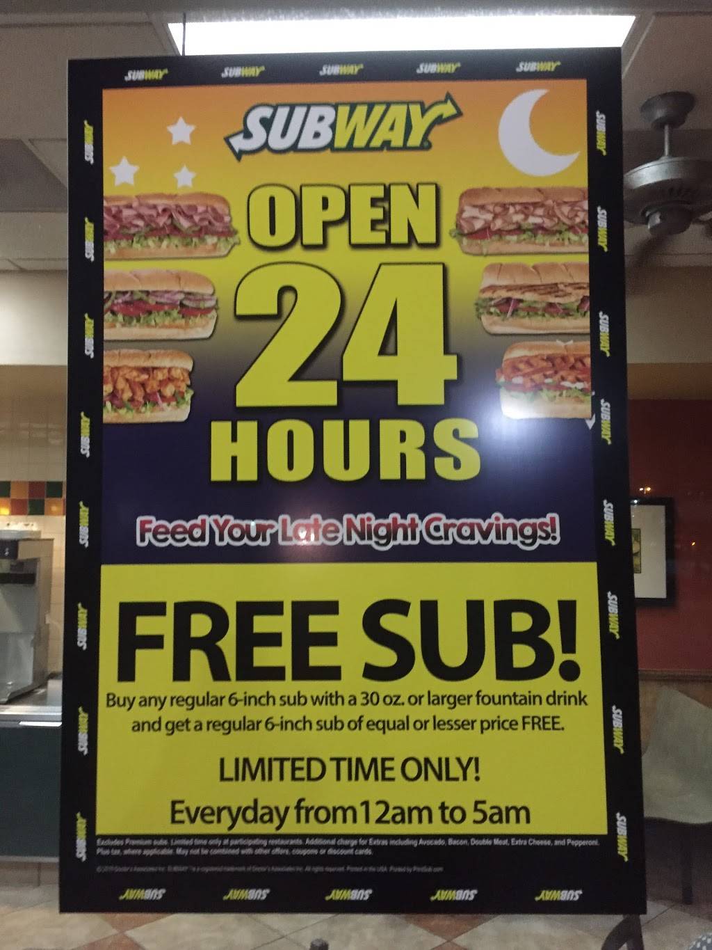 Subway Restaurants | restaurant | 14264 Valley Blvd, Fontana, CA 92335, USA | 9098540692 OR +1 909-854-0692