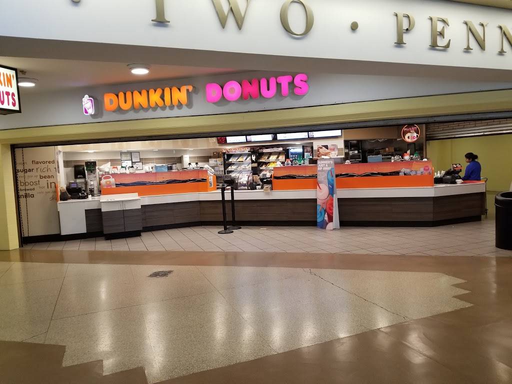 Dunkin Donuts | cafe | Suburban Station, 1700 John F Kennedy Blvd, Philadelphia, PA 19103, USA | 2157511075 OR +1 215-751-1075