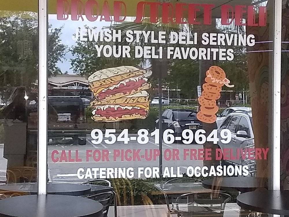 Broad Street Deli | restaurant | 2657 E Atlantic Blvd, Pompano Beach, FL 33062, USA | 9548169649 OR +1 954-816-9649