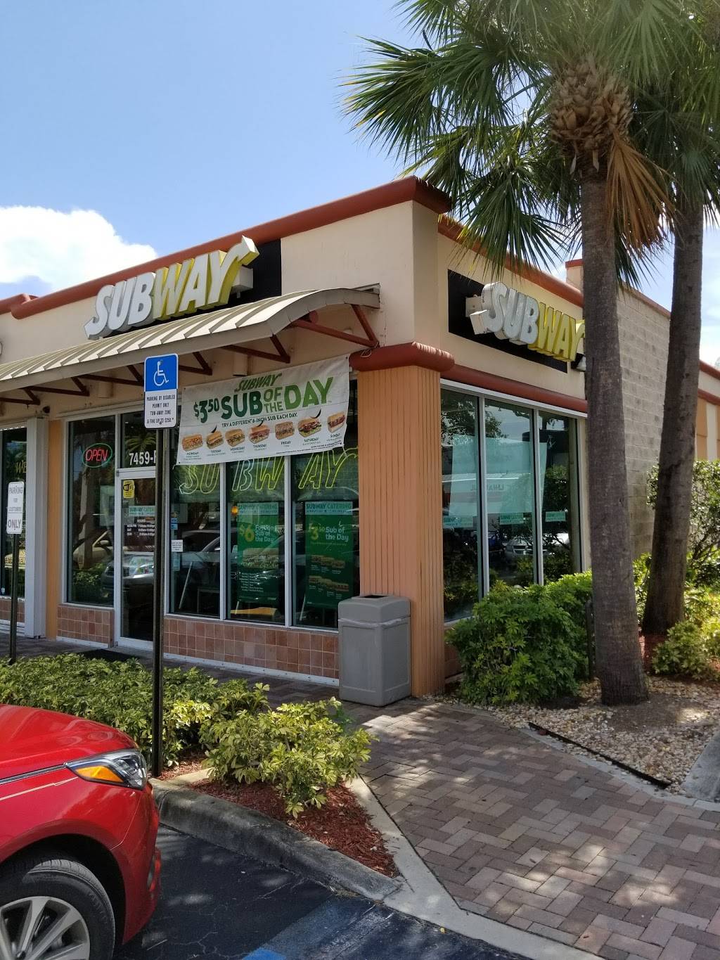 Subway | restaurant | 7459 S Military Trail F, Lake Worth, FL 33463, USA | 5619686643 OR +1 561-968-6643