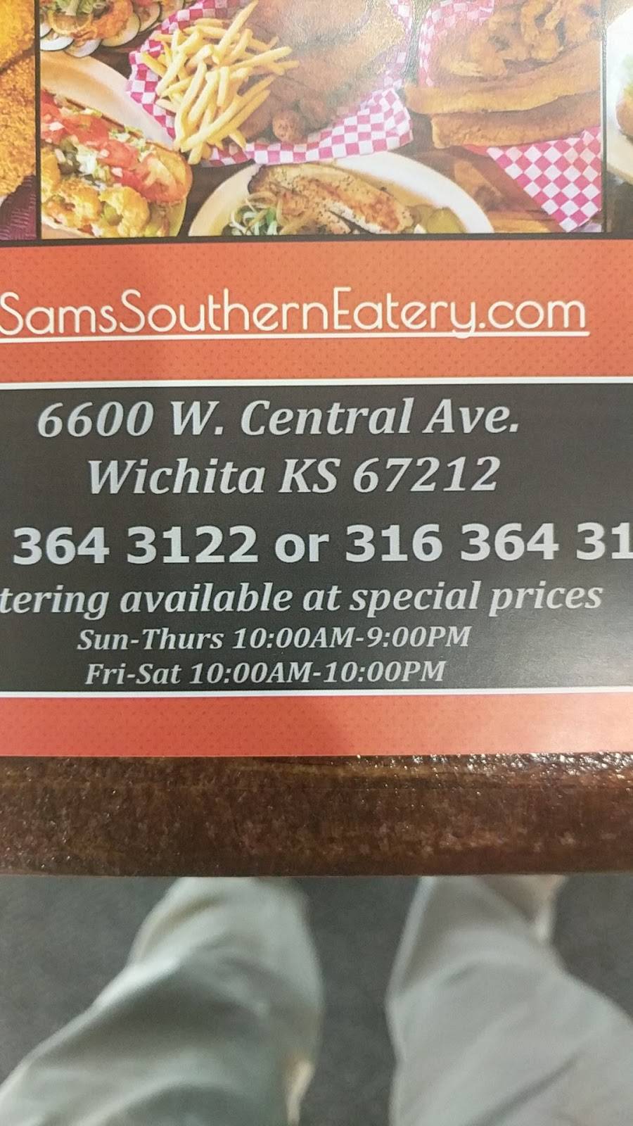 sams southern eatery wichita ks | restaurant | 6600 W Central Ave, Wichita, KS 67212, USA | 3163643123 OR +1 316-364-3123