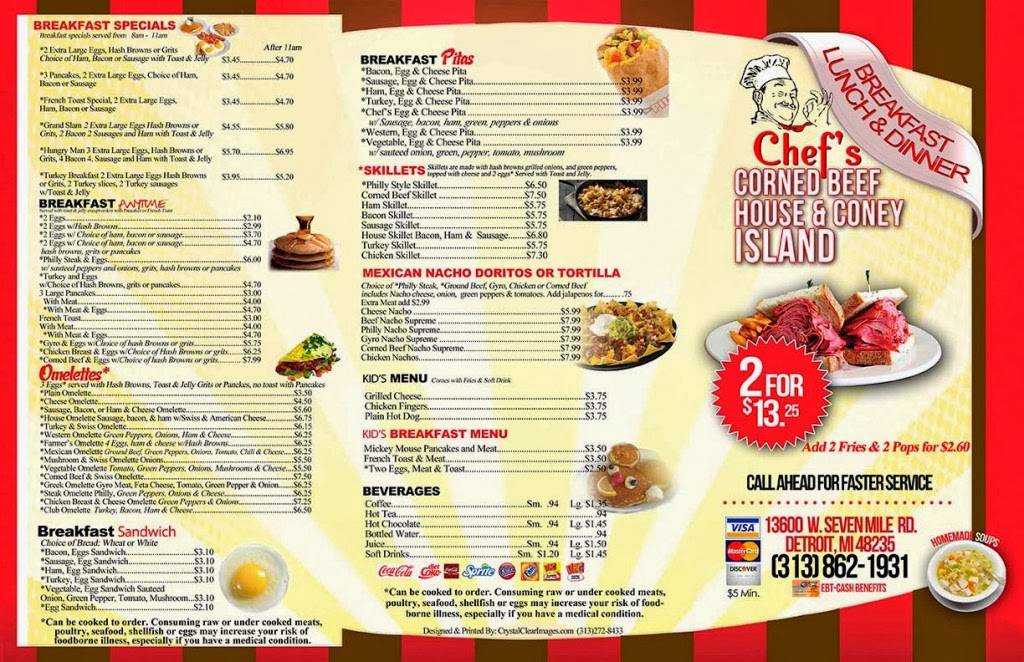T&J Coney Island | restaurant | 13600 W 7 Mile Rd, Detroit, MI 48235, USA | 3138621931 OR +1 313-862-1931