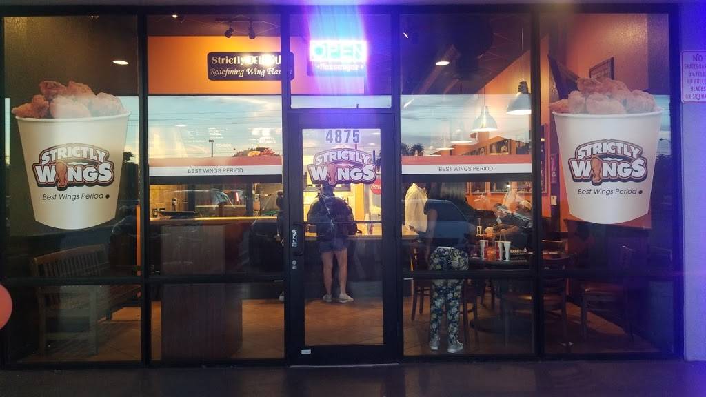 Strictly Wings | restaurant | 4875 Okeechobee Blvd, West Palm Beach, FL 33417, USA | 5613283222 OR +1 561-328-3222