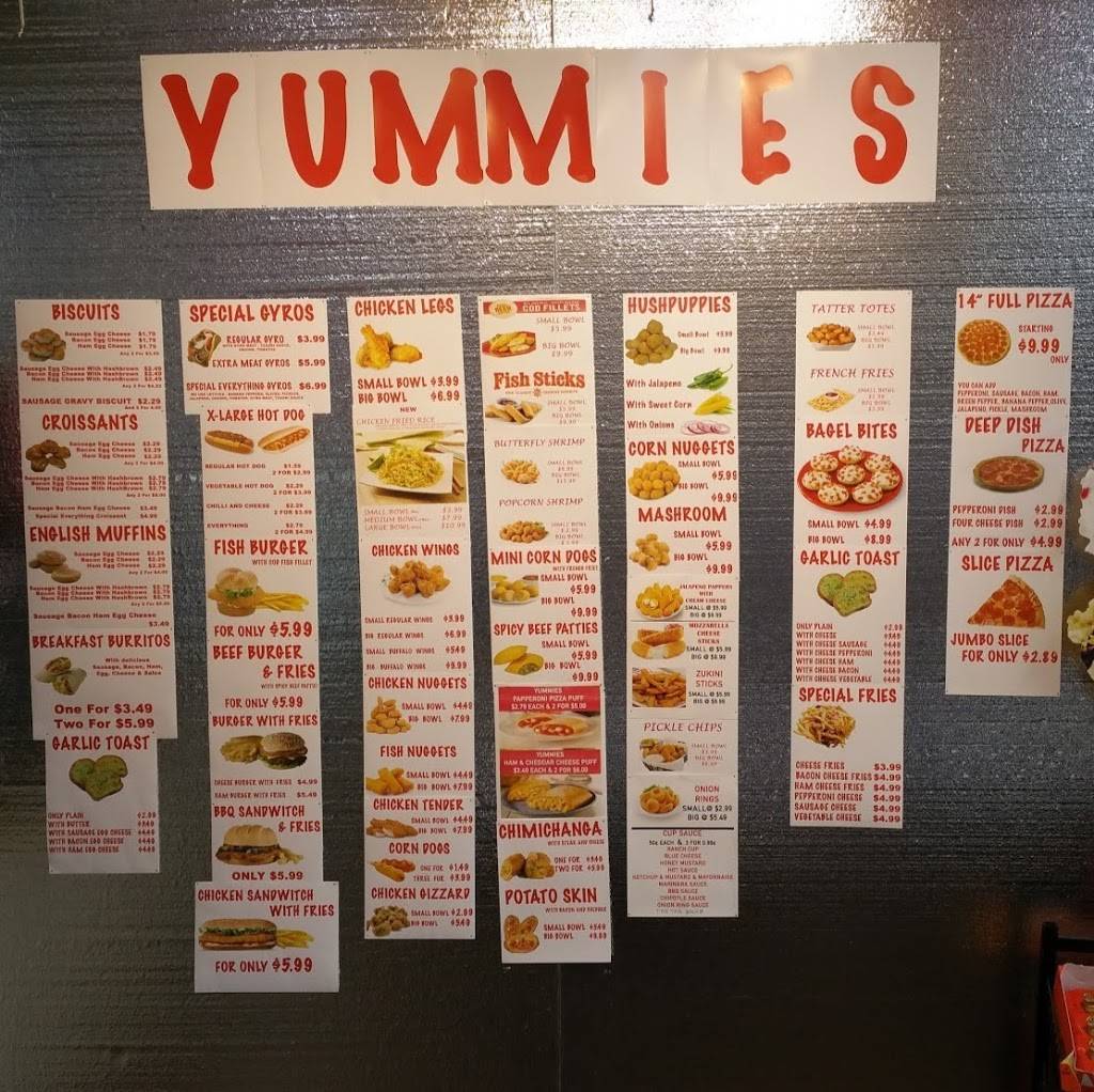 Yummies Pizza & Gyros | restaurant | 8049 FL-48, Yalaha, FL 34797, USA | 3523242102 OR +1 352-324-2102