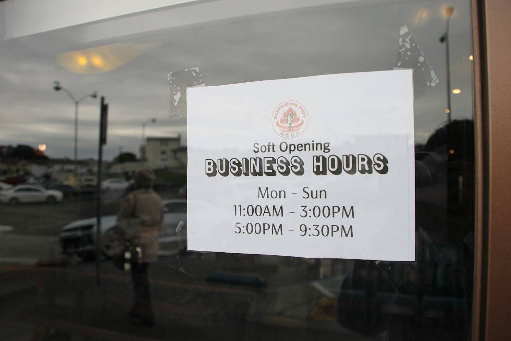 Supreme Pot | restaurant | 3 St Francis Square, Daly City, CA 94015, United States | 6509918888 OR +1 650-991-8888