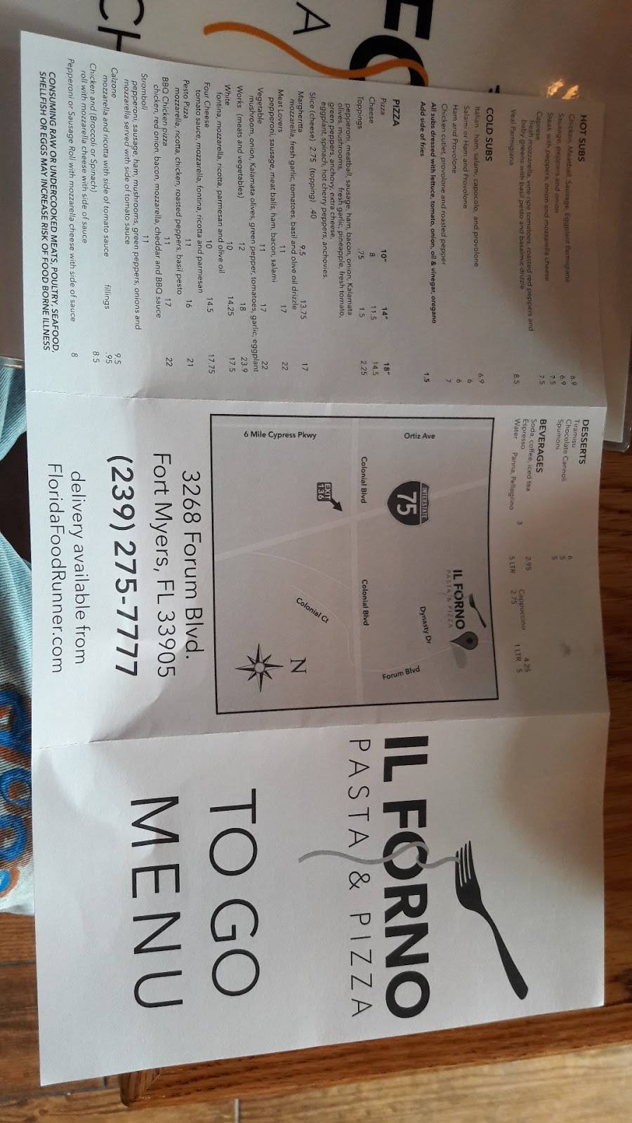 IL Forno | restaurant | Fort Myers, FL 33905, USA | 2392757777 OR +1 239-275-7777