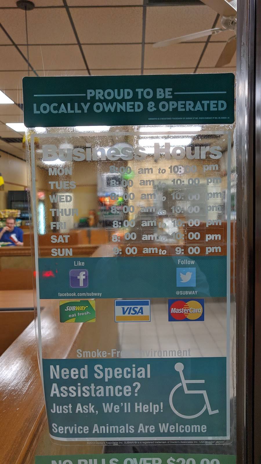 Subway Restaurants | restaurant | 9105 West Sam Houston Pkwy N #500, Houston, TX 77064, USA | 8322372323 OR +1 832-237-2323