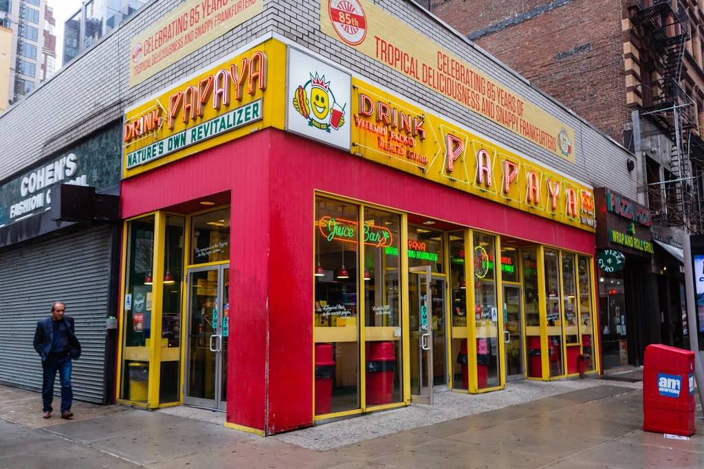 Papaya King | restaurant | 179 East 86th St, New York, NY 10028, USA | 2123690648 OR +1 212-369-0648