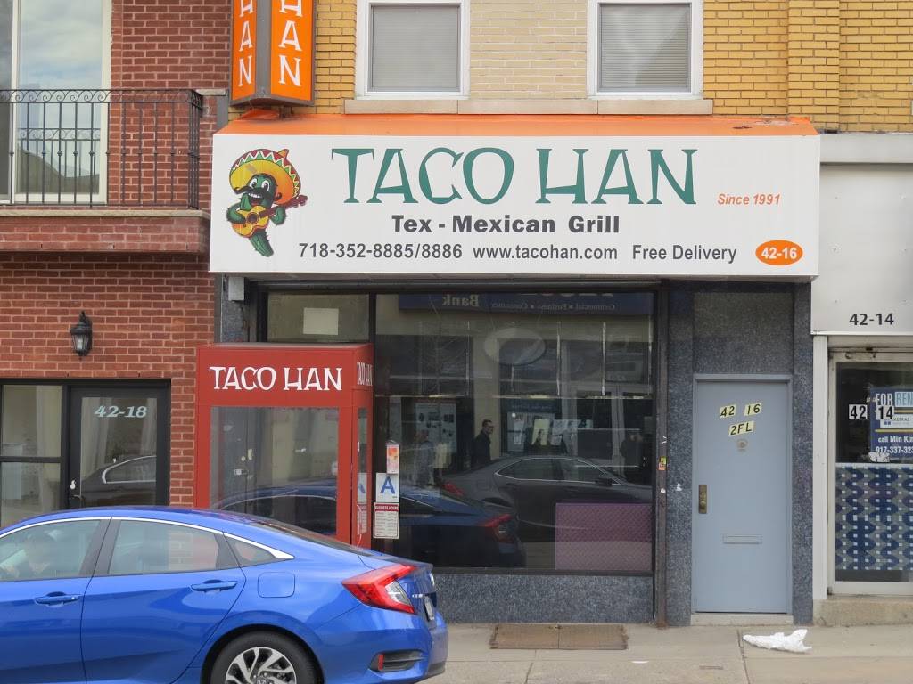 Taco Han | restaurant | 4216 Bell Blvd, Bayside, NY 11361, USA | 7183528885 OR +1 718-352-8885
