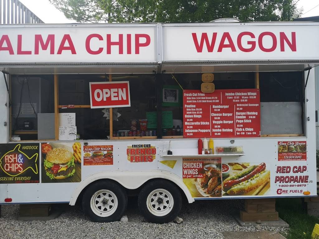 Alma Chip wagon | restaurant | 3 Peel St W, Alma, ON N0B 1A0, Canada | 5198048941 OR +1 519-804-8941