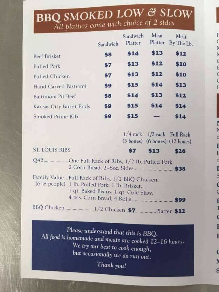 The Barbeque, LLC | restaurant | 1258 U.S. 9, Cape May Court House, NJ 08210, USA | 6094651477 OR +1 609-465-1477