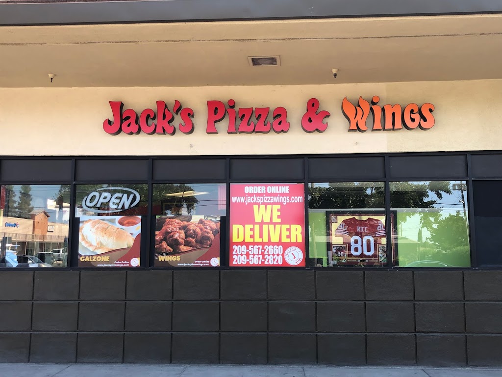 Jacks Pizza & Wings | restaurant | 1400 Standiford Ave suite 1, Modesto, CA 95350, USA | 2095672660 OR +1 209-567-2660