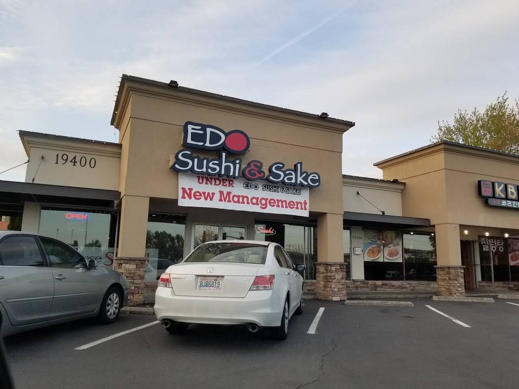 Edo Sushi &Sake | restaurant | 19400 36th Ave W #101, Lynnwood, WA 98036, USA | 4253611055 OR +1 425-361-1055