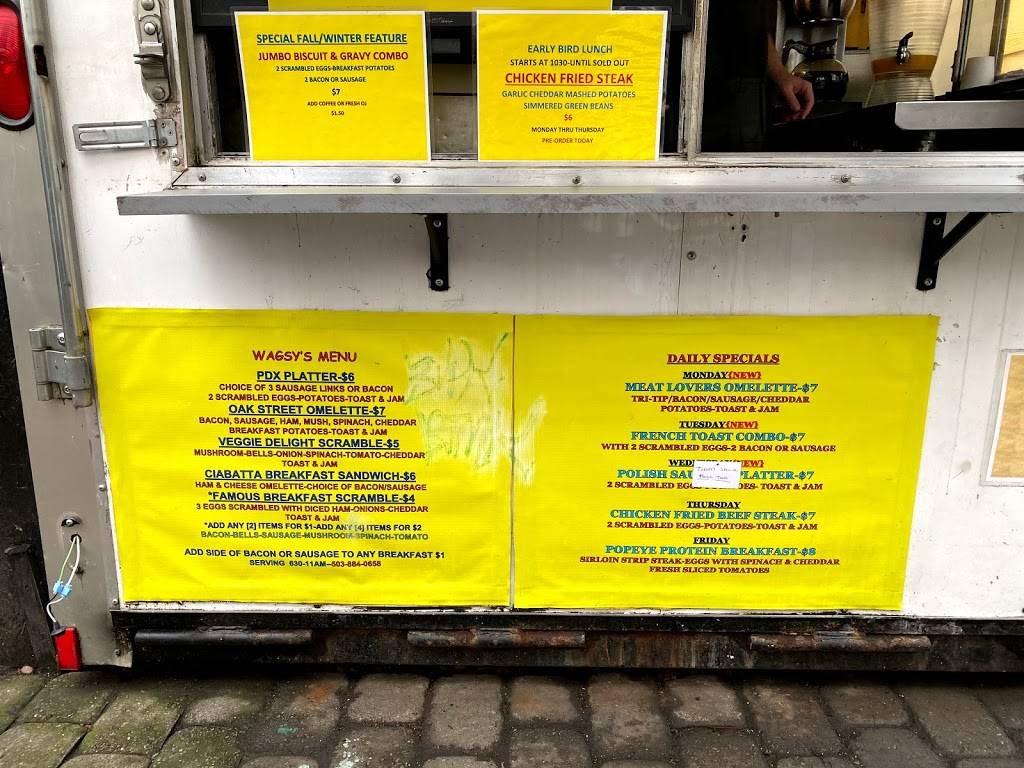 Wagsys Breakfast Shack | restaurant | 410 SW Oak St, Portland, OR 97204, USA | 5038840658 OR +1 503-884-0658