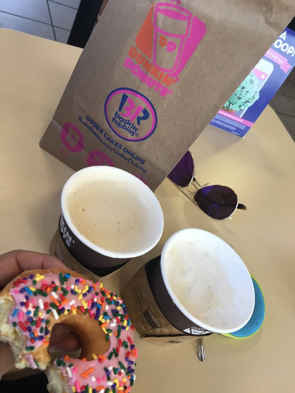 Dunkin | bakery | 1131 S Semoran Blvd, Orlando, FL 32807, USA | 4077370306 OR +1 407-737-0306