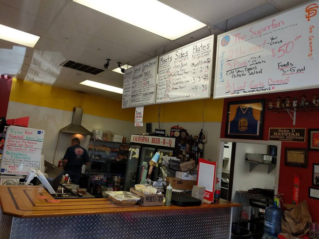 Emergency BBQ | restaurant | 765 Old County Rd # B, San Carlos, CA 94070, USA | 6505929117 OR +1 650-592-9117