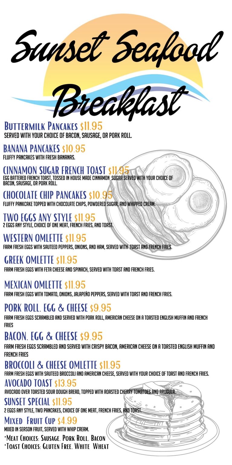 Sunset Seafood Restaurant and Retail Market | restaurant | 419 Bayside Terrace, Seaside Heights, NJ 08751, USA | 7322501686 OR +1 732-250-1686