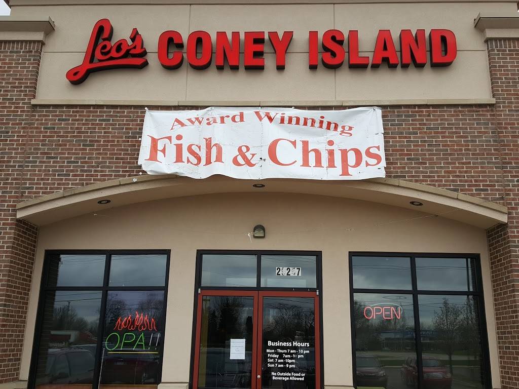 Leos Coney Island | restaurant | 20257 Hall Rd, Macomb, MI 48044, USA | 5862862300 OR +1 586-286-2300