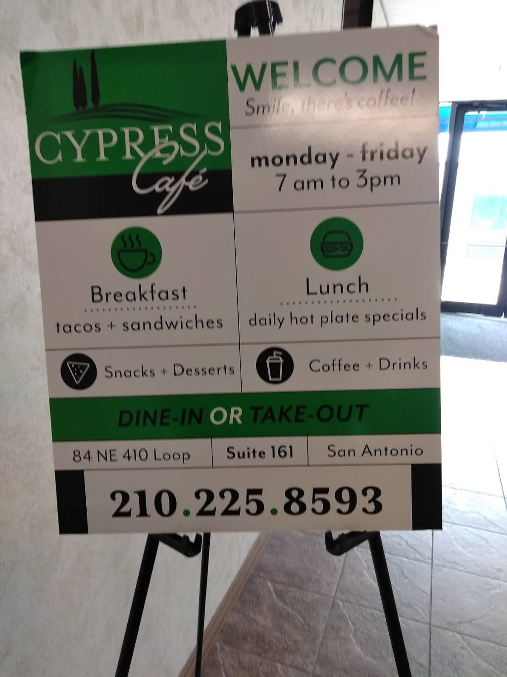 Cypress Cafe | restaurant | 84 NE Interstate 410 Loop, San Antonio, TX 78216, USA | 2103486455 OR +1 210-348-6455
