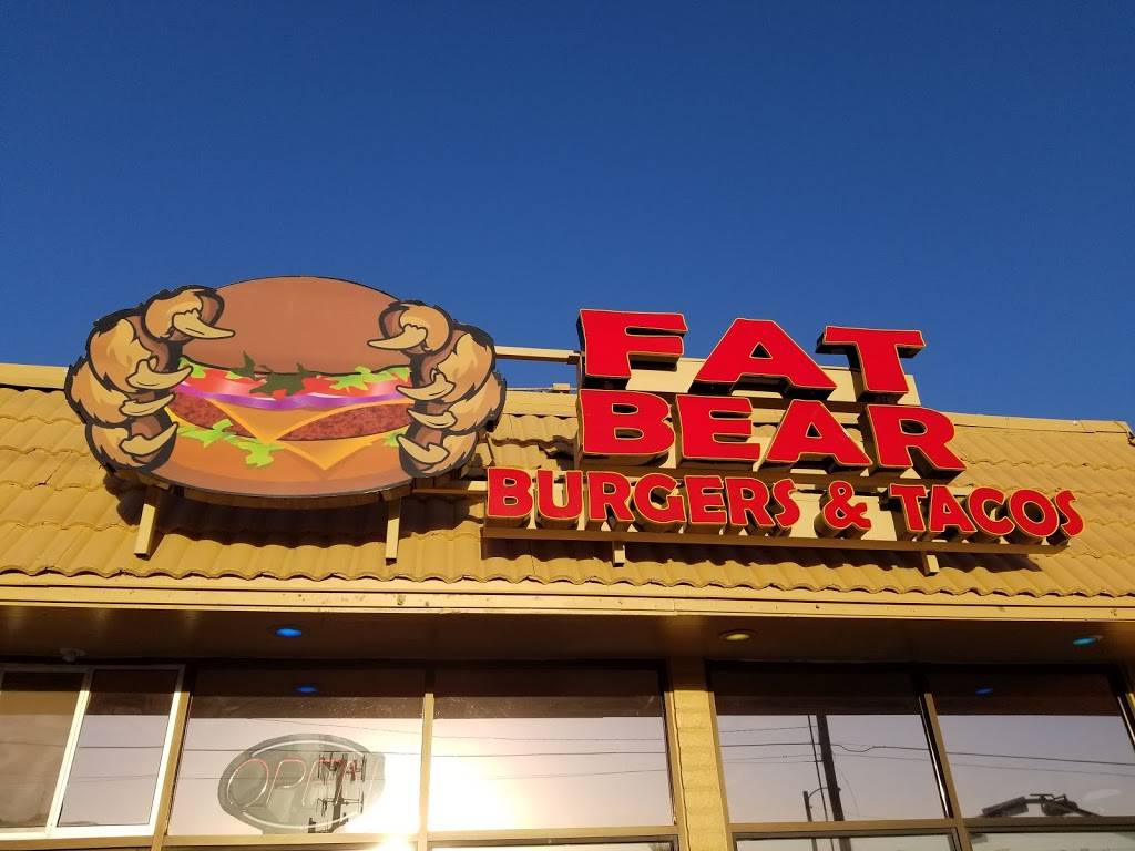Fat Bear Burgers & Tacos | restaurant | 800 N Piedras St, El Paso, TX 79903, USA | 9152496331 OR +1 915-249-6331