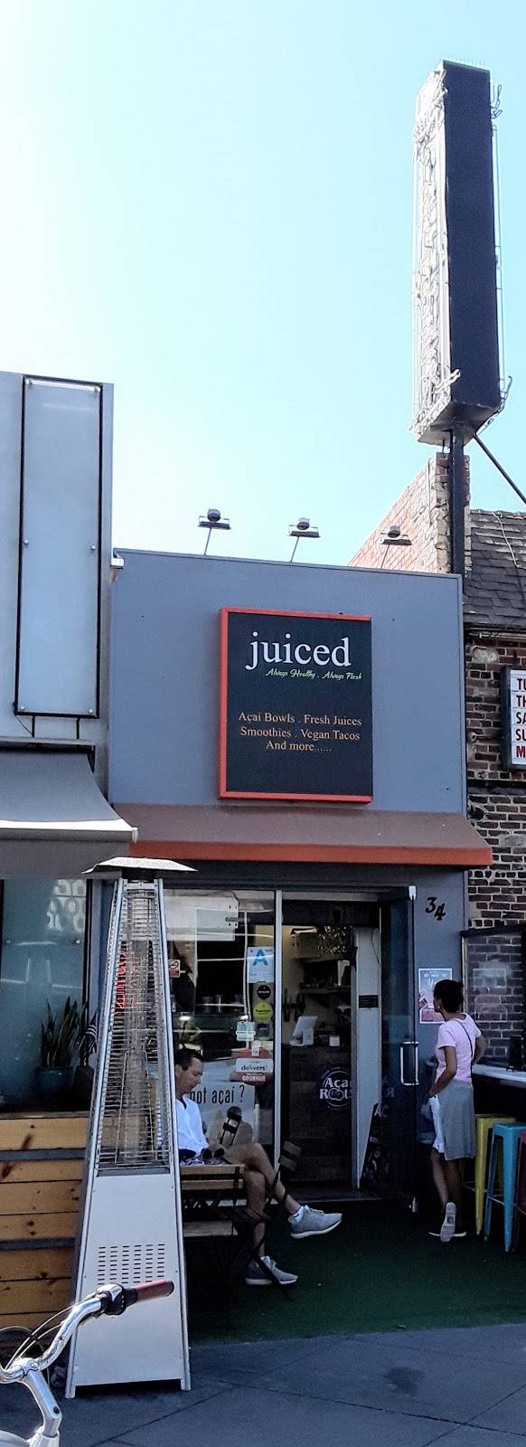 Juiced | restaurant | 34 Pier Ave, Hermosa Beach, CA 90254, USA | 4242372255 OR +1 424-237-2255
