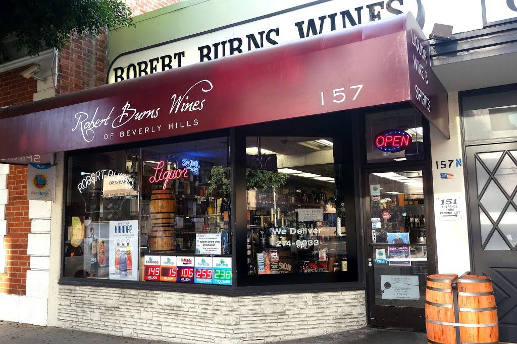 Robert Burns Wines | restaurant | 157 S Robertson Blvd, Beverly Hills, CA 90211, USA | 3102740033 OR +1 310-274-0033