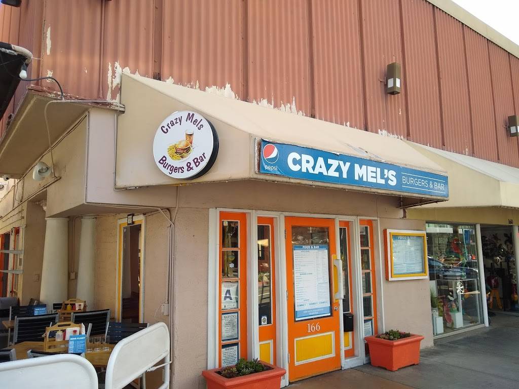 Crazy Mels Burgers & Bar | restaurant | 166 N Palm Canyon Dr, Palm Springs, CA 92262, USA | 7606567563 OR +1 760-656-7563