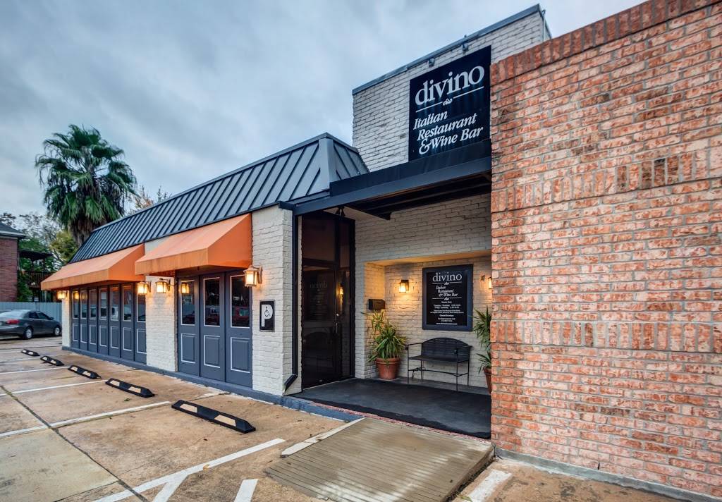 Divino Italian Restaurant | restaurant | 1830 W Alabama St, Houston, TX 77098, USA | 7138071123 OR +1 713-807-1123