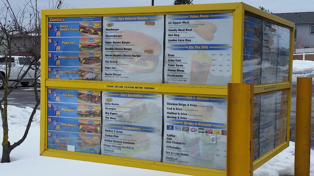 Zips Drive In | restaurant | 14480 Highway, 14480 ID-41, Rathdrum, ID 83858, USA | 2086879144 OR +1 208-687-9144