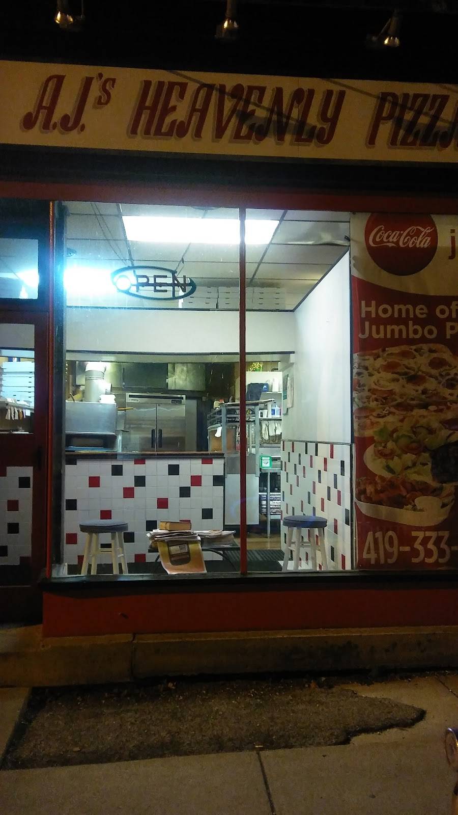 Ajs Heavenly Pizza No 5 | restaurant | 603 W State St, Fremont, OH 43420, USA | 4193343543 OR +1 419-334-3543