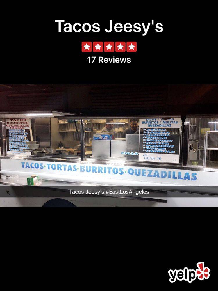 Tacos Jeesy | restaurant | Cesar E Chávez and, N Carmelita Ave, Los Angeles, CA 90063, USA | 3233278206 OR +1 323-327-8206