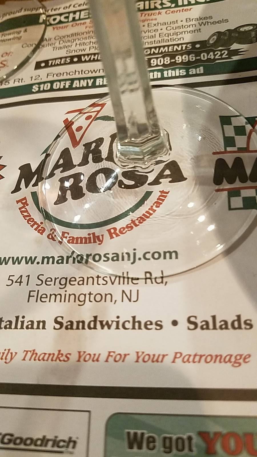 Maria Rosa Restaurant & Pizza | restaurant | 541 Sergeantsville Rd, Flemington, NJ 08822, USA | 9087884945 OR +1 908-788-4945