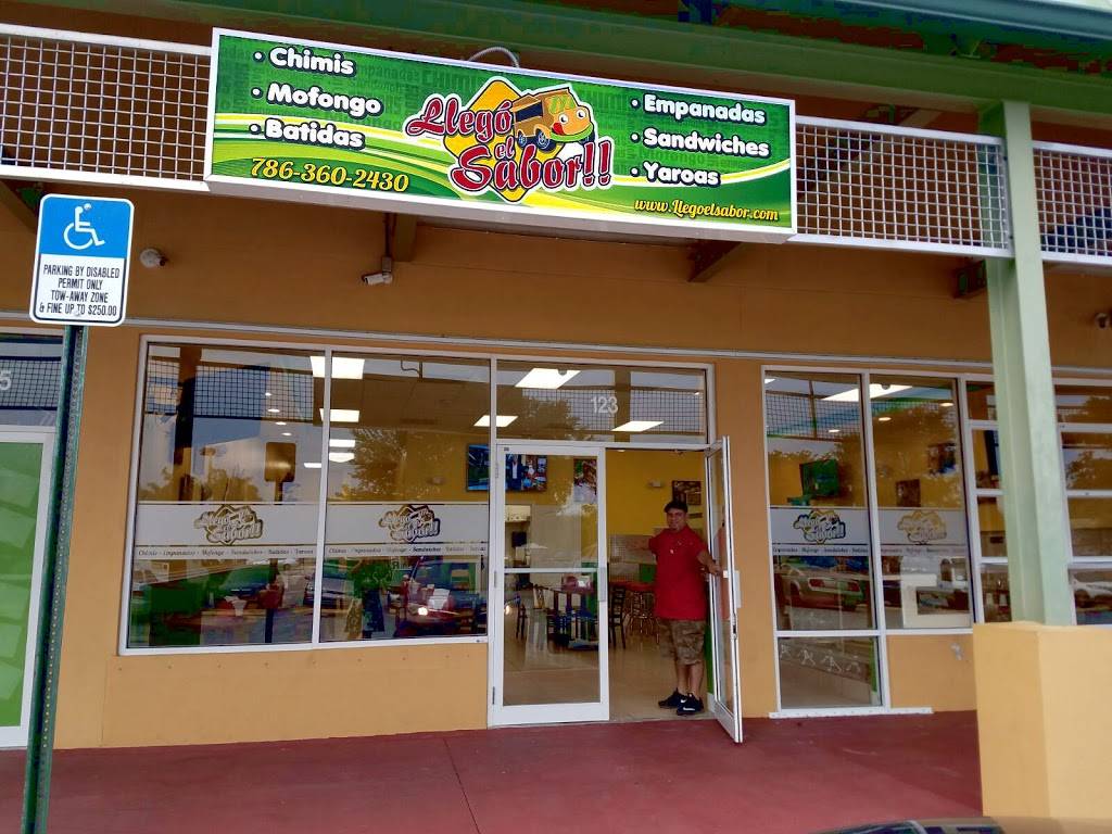 Llego El Sabor | meal takeaway | 18505 NW 75th Pl Unit 123, Hialeah, FL 33015, USA | 7863602430 OR +1 786-360-2430