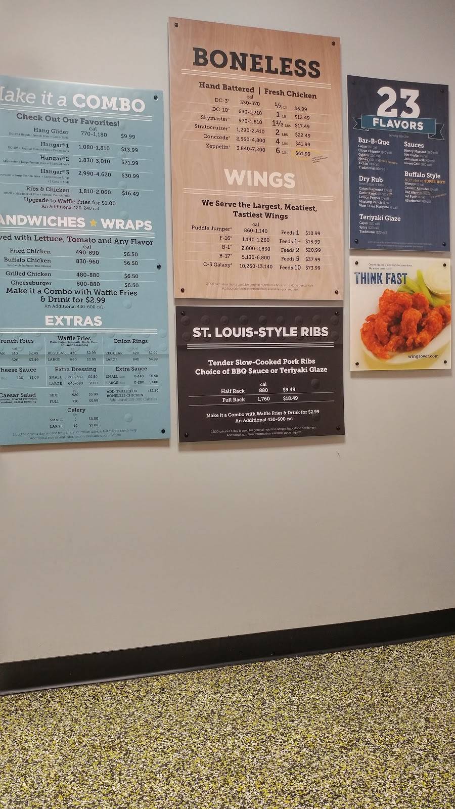 Wings Over Greenville | restaurant | 1400 Charles Blvd, Greenville, NC 27858, USA | 2527589464 OR +1 252-758-9464