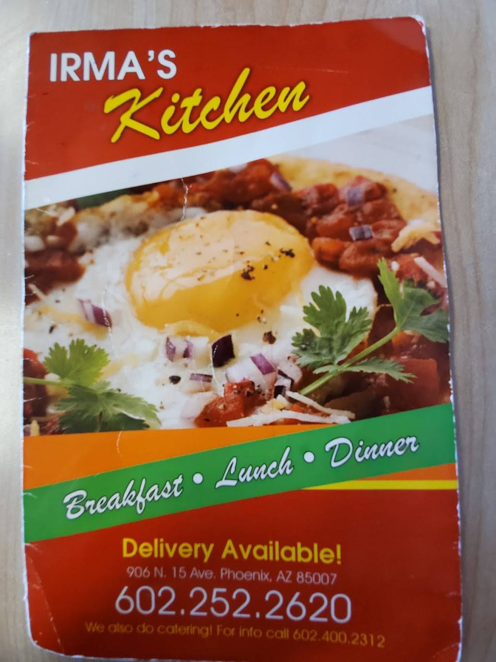 Irmas Kitchen | restaurant | 1614 W Roosevelt St, Phoenix, AZ 85007, USA | 6022522620 OR +1 602-252-2620