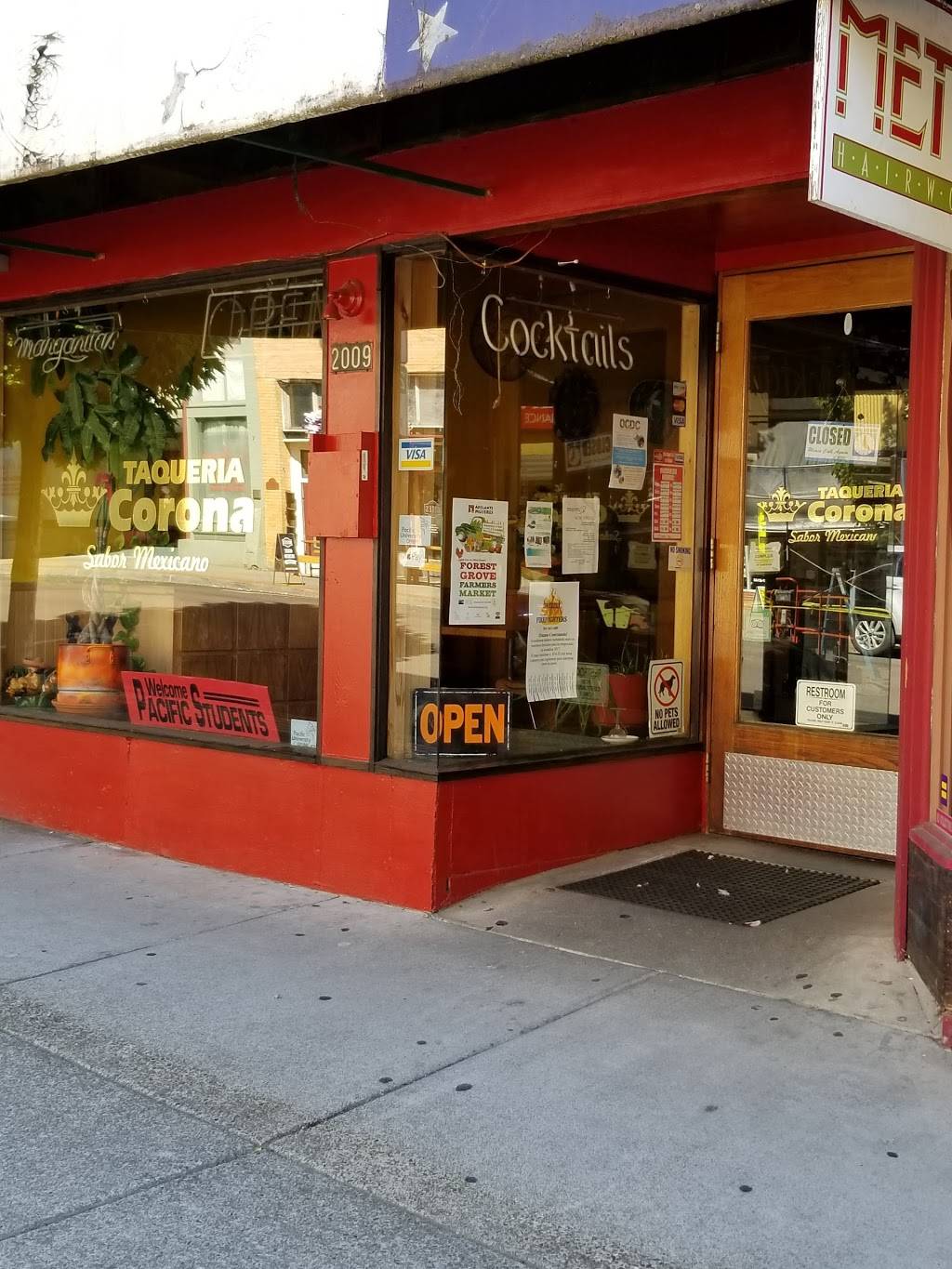 Taqueria Corona | restaurant | 2009 Main St, Forest Grove, OR 97116, USA | 5033598471 OR +1 503-359-8471