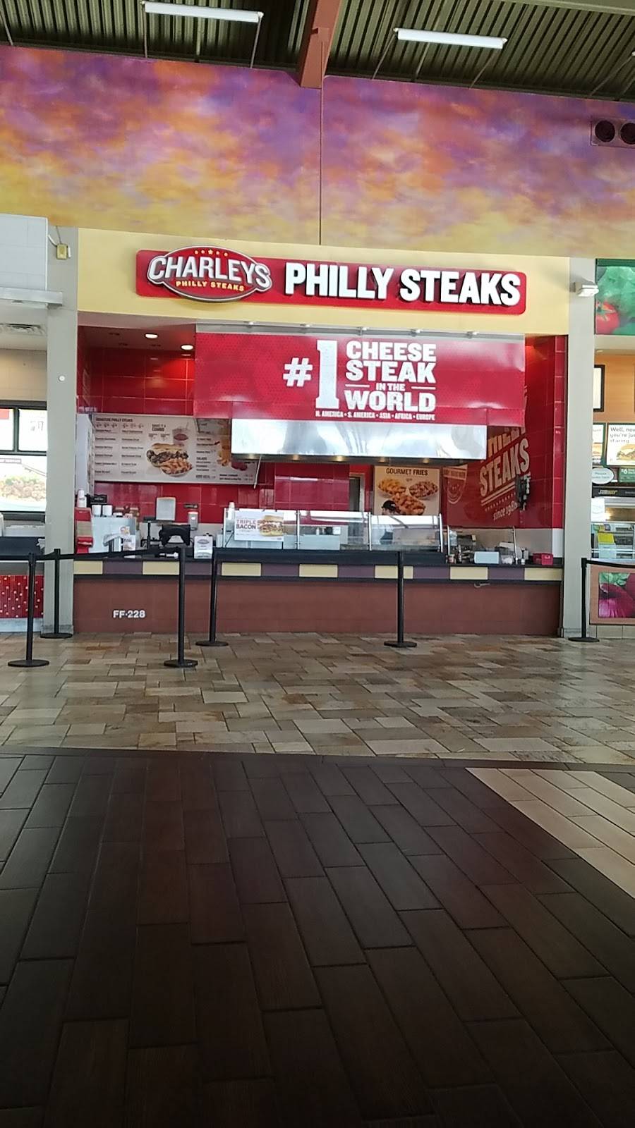 Charleys Philly Steaks | restaurant | 1 W Flatiron Crossing Cir Ste FF-228, Broomfield, CO 80021, USA | 7208879000 OR +1 720-887-9000