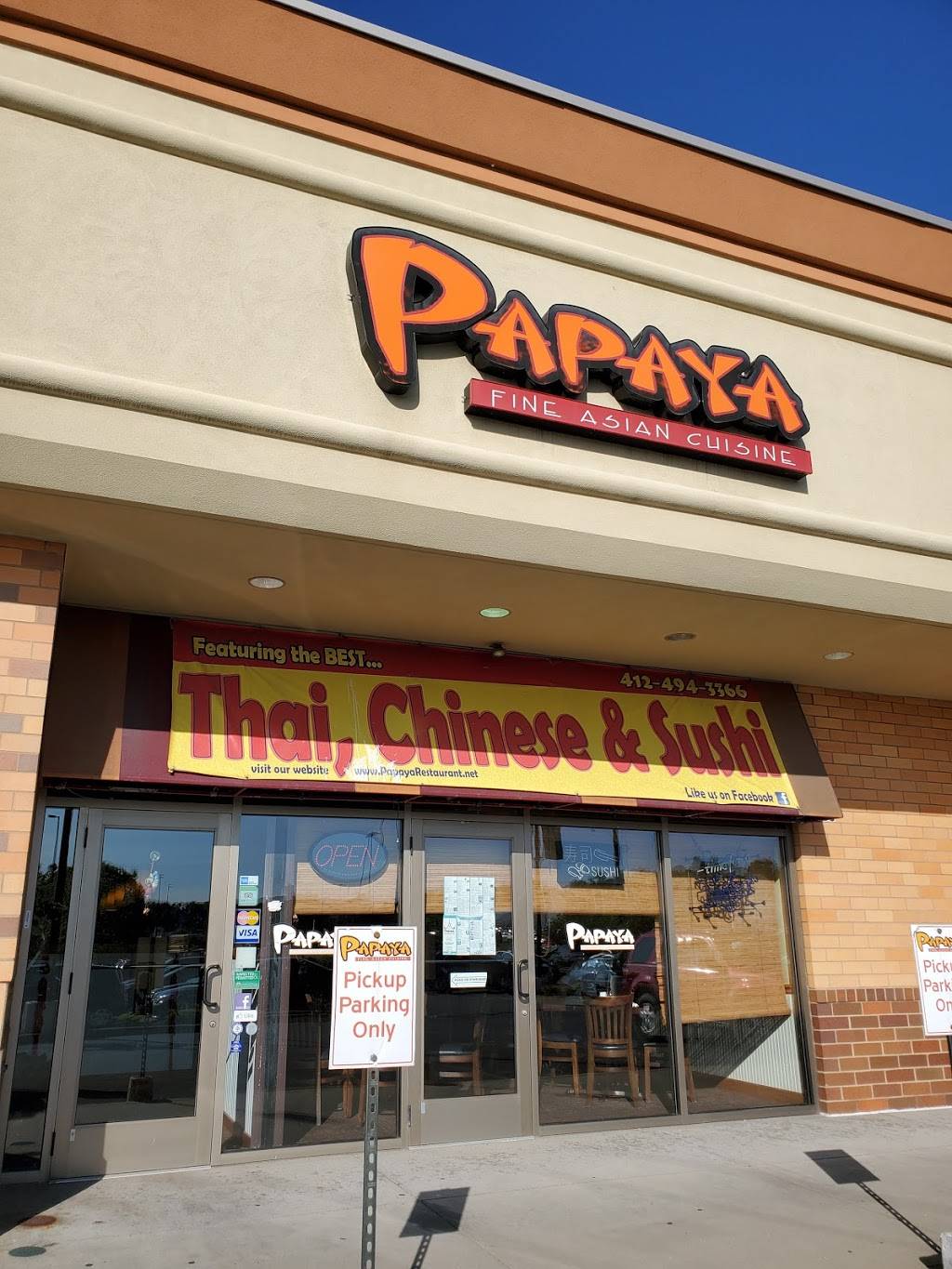 Papaya Fine Asian Cuisine | restaurant | 210 McHolme Dr, Pittsburgh, PA 15275, USA | 4124943366 OR +1 412-494-3366