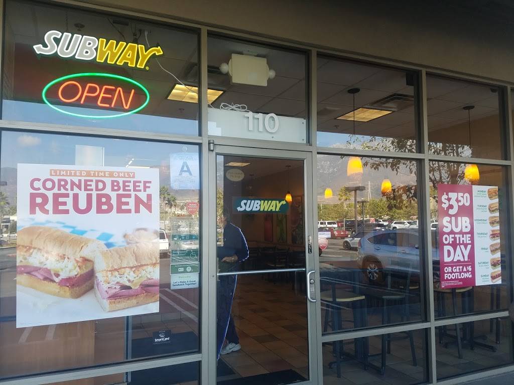 Subway Restaurants | restaurant | 12223 Highland Avenue, Day Creek Blvd STE 110, Rancho Cucamonga, CA 91739, USA | 9098998400 OR +1 909-899-8400